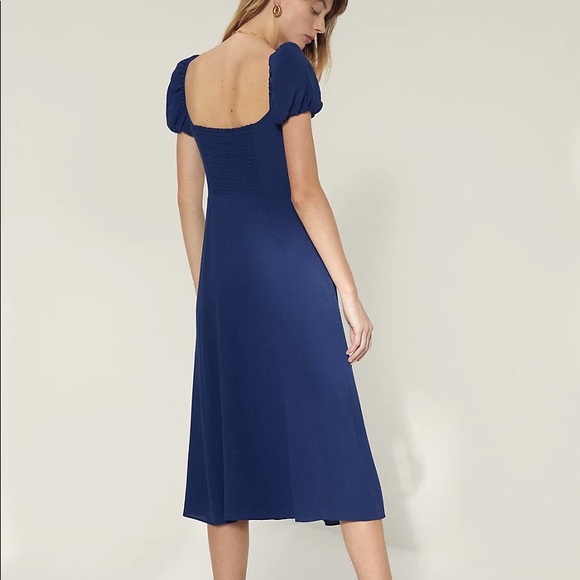 Aritzia Wilfred Pandora Dress Navy size 0 NWT - Picture 3 of 7